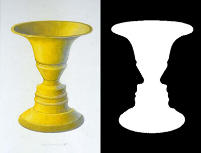 Vase d'Edgar Rubin