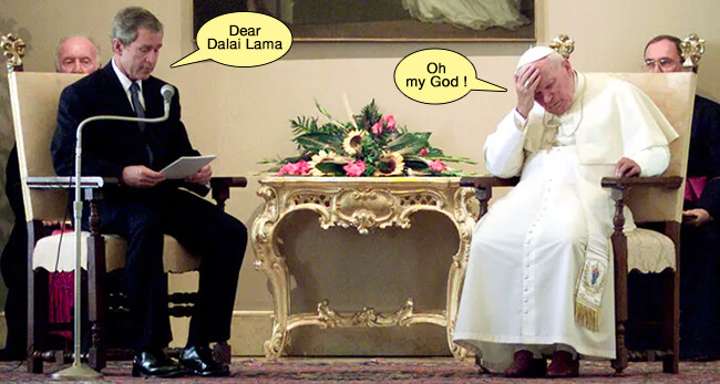 Détournement humoristique d'une photo