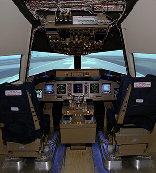 Simulateur de vol de la NASA