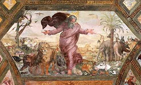 La création des animaux de Raphaël