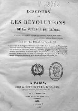 Discours sur les révolutions du globe